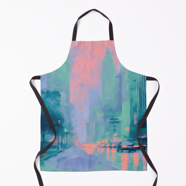Item preview, Pastel-colored New York at dusk designed and sold by ArtHouseNiklas.