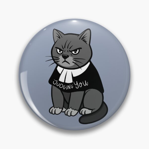 Item preview, Judge Cat - Cat Judging You designed and sold by ellealsopaints.