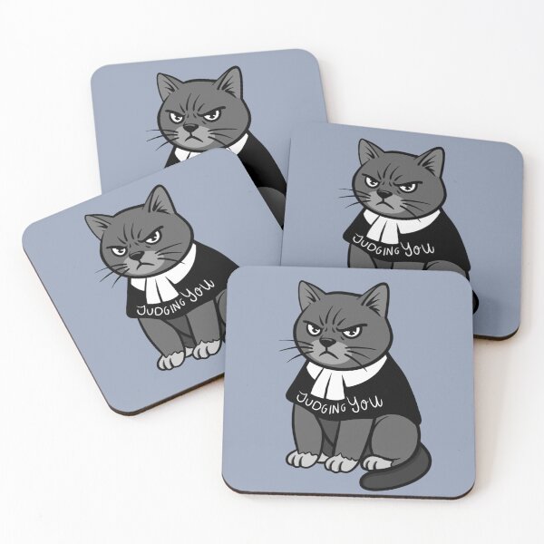 Item preview, Judge Cat - Cat Judging You designed and sold by ellealsopaints.