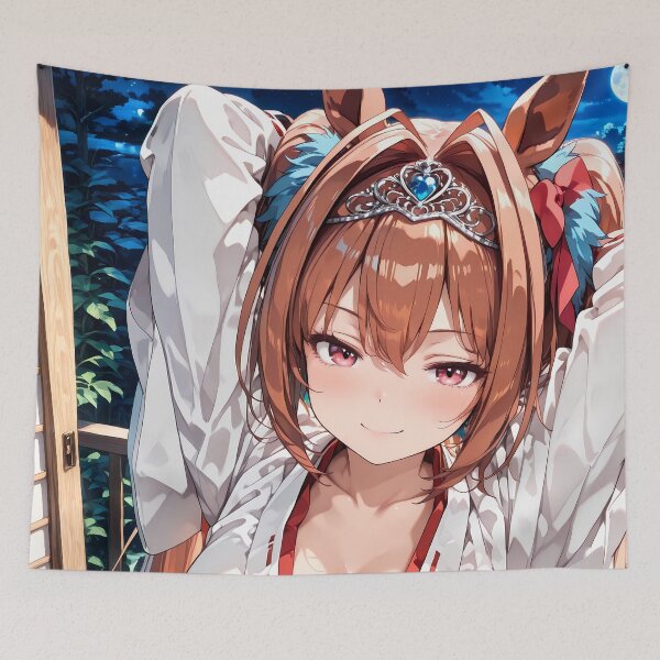 Item preview, Daiwa Scarlet Uma Musume Pretty Derby Anime Girl Japanese Shrine Style designed and sold by HumbertoValveno.