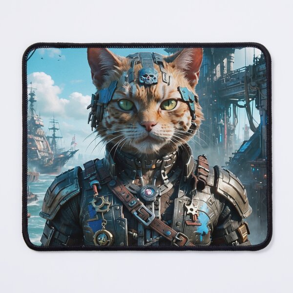 Item preview, Cyber Pirate - Cat - Cartoon designed and sold by RWT-Design.