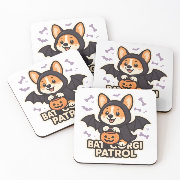 Item preview, Bat Corgi Patrol — Trick-or-Treat Pup designed and sold by Cheerioza.