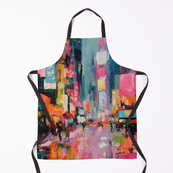 Item preview, Colorful New York street scene designed and sold by ArtHouseNiklas.
