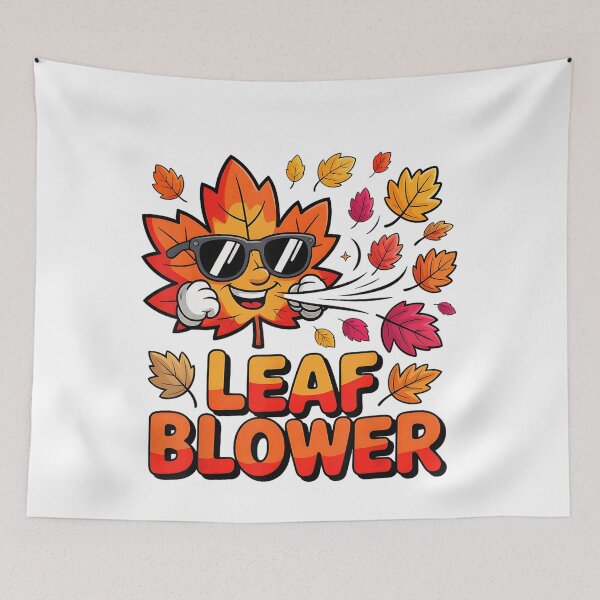Item preview, costume autumn vintage halloween leaf classic fall retro funny blower vibes designed and sold by Coryconcetta.