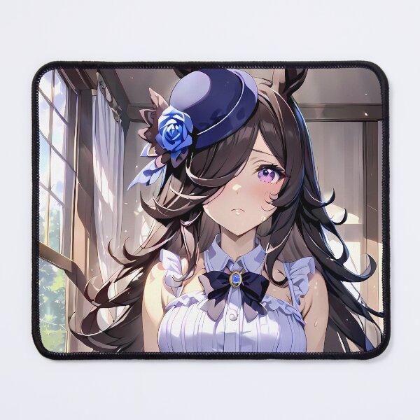 Item preview, Rice Shower Uma Musume Pretty Derby Dynamic Pose Blue Rose Anime Girl Waifu designed and sold by HumbertoValveno.