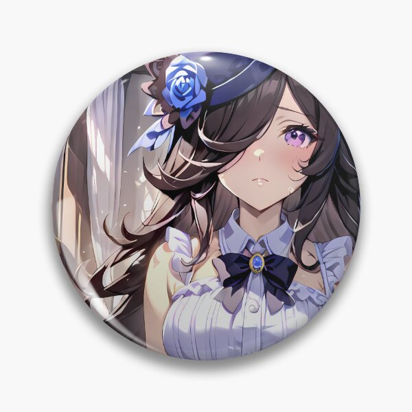 Item preview, Rice Shower Uma Musume Pretty Derby Dynamic Pose Blue Rose Anime Girl Waifu designed and sold by HumbertoValveno.