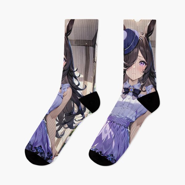 Item preview, Rice Shower Uma Musume Pretty Derby Dynamic Pose Blue Rose Anime Girl Waifu designed and sold by HumbertoValveno.