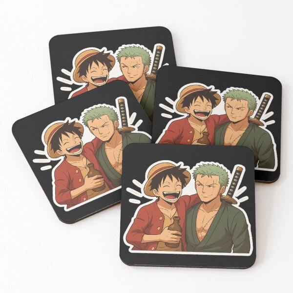 Item preview, Luffy & Zoro designed and sold by Anime Junkiez.