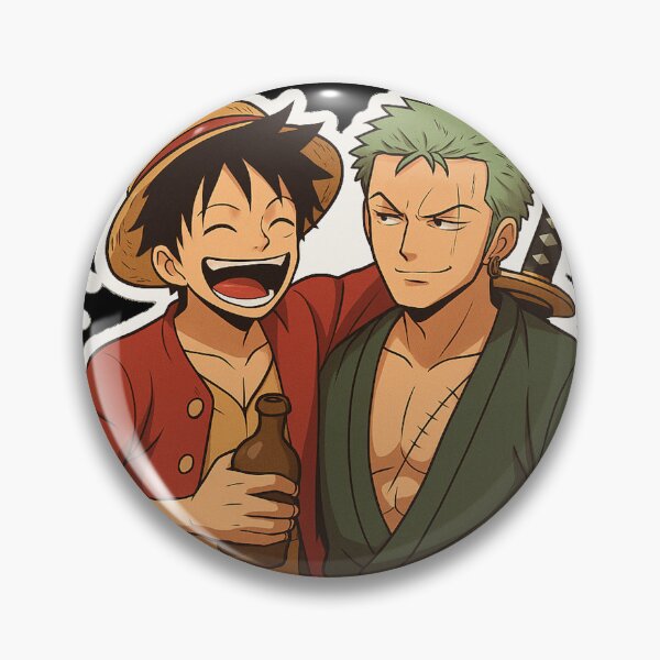 Item preview, Luffy & Zoro designed and sold by Anime Junkiez.