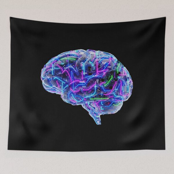Item preview, NeuroSpicy - Neurodivergent Brain Circuits (III) designed and sold by nature. electrified..