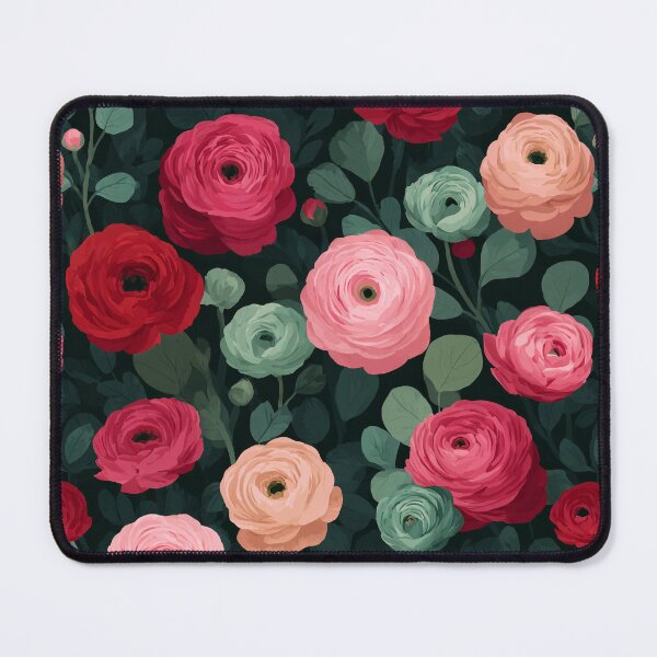 Item preview, Colorful Ornamental Ranunculus Illustration For Housewarming designed and sold by RoyalStarsPatts.