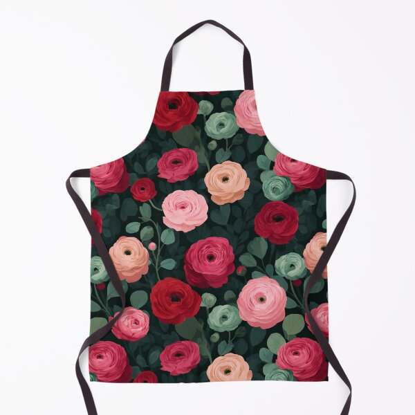 Item preview, Colorful Ornamental Ranunculus Illustration For Housewarming designed and sold by RoyalStarsPatts.