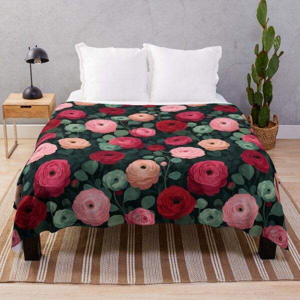 Item preview, Colorful Ornamental Ranunculus Illustration For Housewarming designed and sold by RoyalStarsPatts.