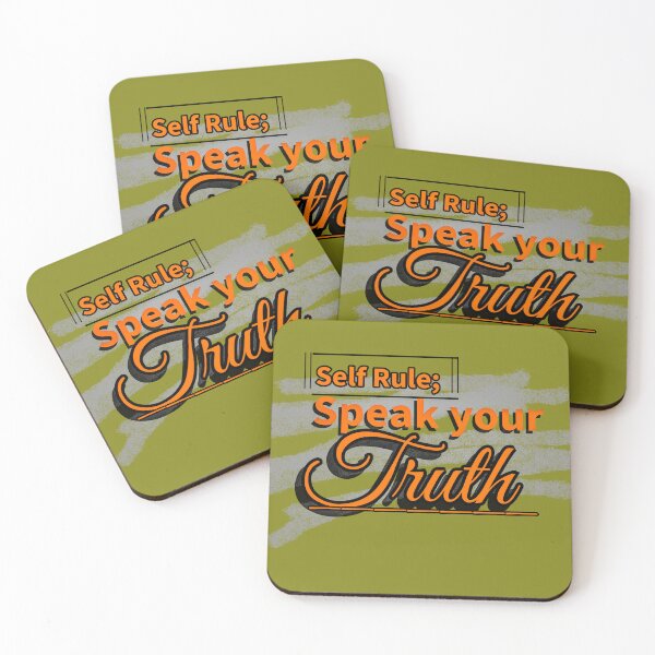 Item preview, Self Rule: Speak Your Truth – Minimalist Motivational Tee designed and sold by Lunalayer Boutique .