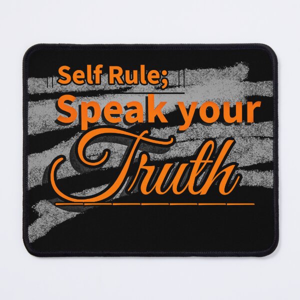 Item preview, Self Rule: Speak Your Truth – Minimalist Motivational Tee designed and sold by Lunalayer Boutique .