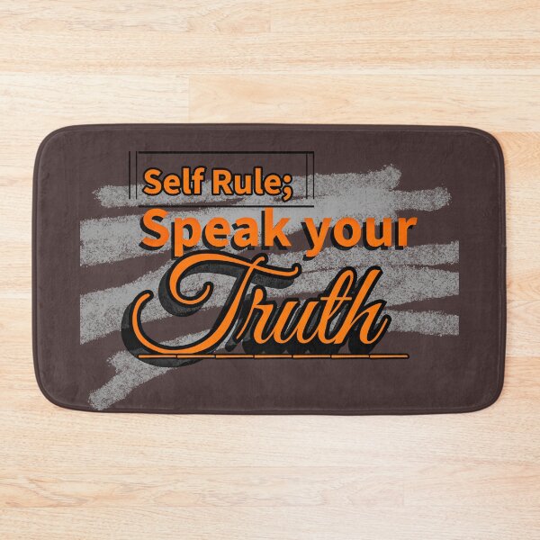 Item preview, Self Rule: Speak Your Truth – Minimalist Motivational Tee designed and sold by Lunalayer Boutique .