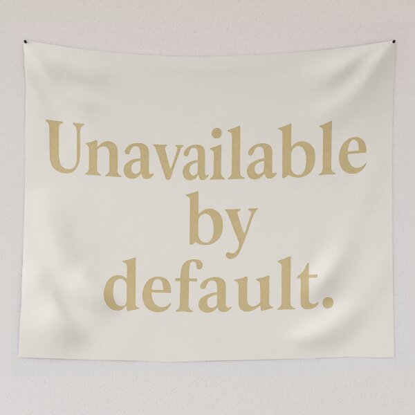 Item preview, Unavailable by Default – Minimalist Self Care Quote designed and sold by Ombrya.