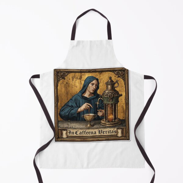 Item preview, Barista Chalice Gothic Art | Medieval Panel Painting designed and sold by PictorialWhimsy.