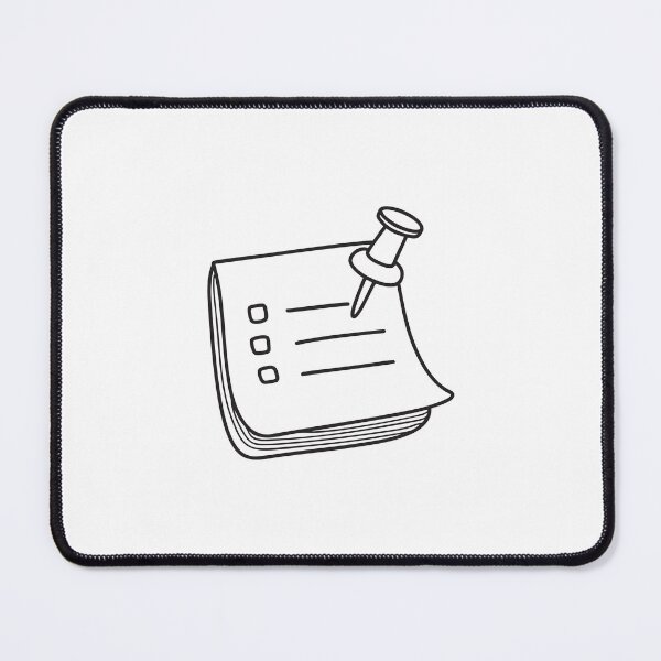 Item preview, A thumbtack pinned on top a list note designed and sold by rasagamastore.