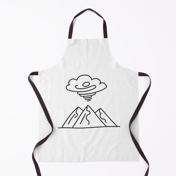 Item preview, A thunderstorm above a mountain with swirling winds designed and sold by rasagamastore.