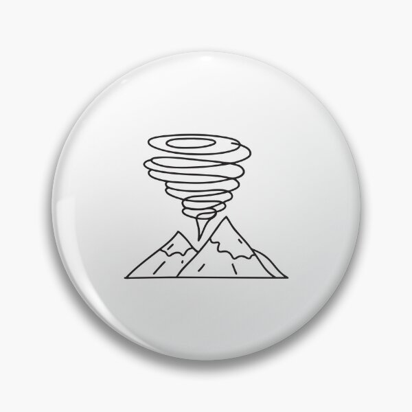 Item preview, A thunderstorm above a mountain designed and sold by rasagamastore.