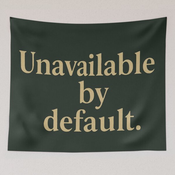 Item preview, Unavailable by Default – Moody Minimalist Empowerment Design designed and sold by Ombrya.