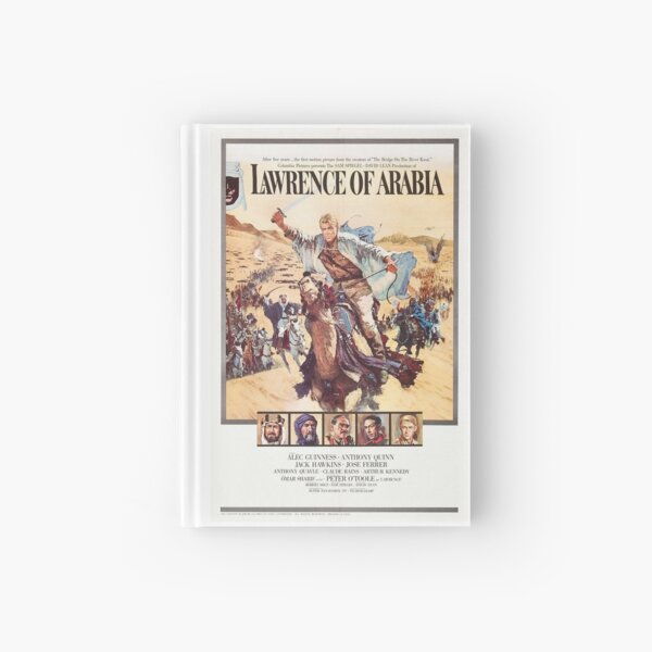 Vintage Movie Poster - Lawrence of Arabia Hardcover Journal