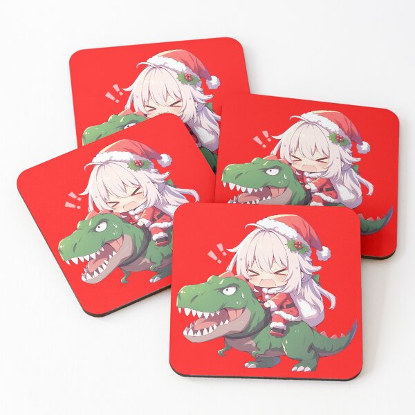 Item preview, Kazuha Christmas Dinosaur Ride Genshin Impact Game Anime Boy Festive designed and sold by HumbertoValveno.