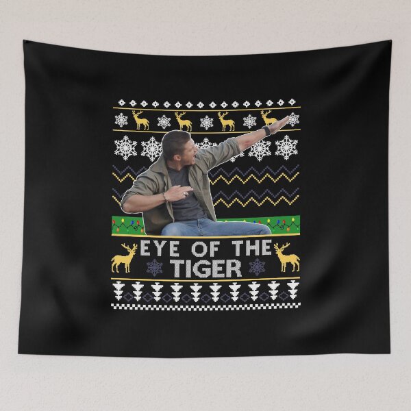 Item preview, Eye Of The Tiger Funny Christmas designed and sold by Angryblu3.