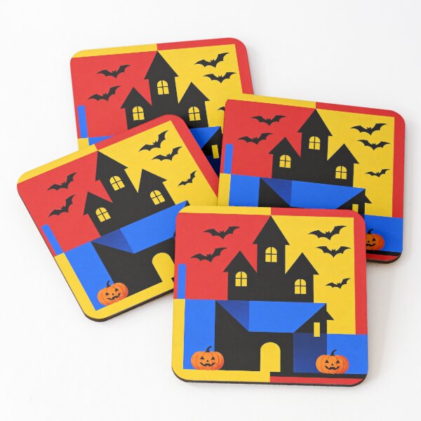 Item preview, Abstract Pop Art Haunted House Halloween designed and sold by Athena2445.