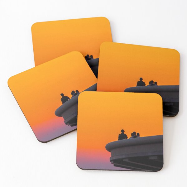 Item preview, Silhouettes at sunset – Corniche Kennedy, Marseille designed and sold by Max2Pic.