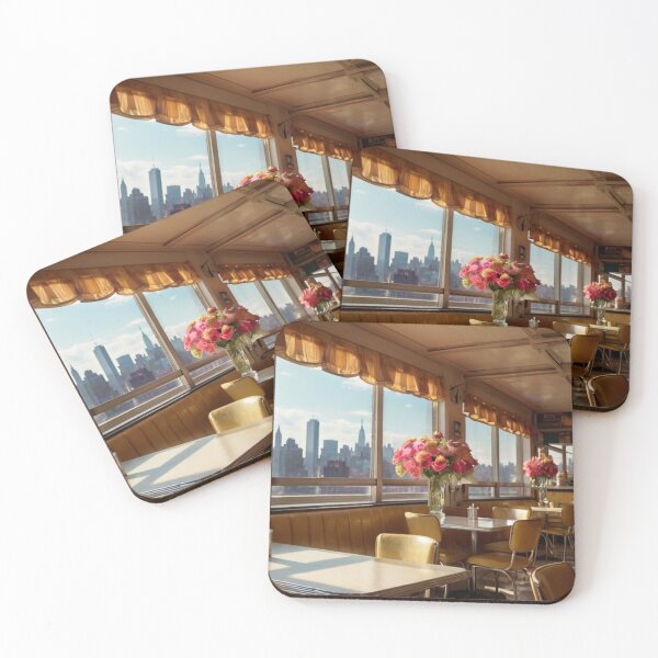 Item preview, Retro Morning at the American Café designed and sold by BlareBlare.