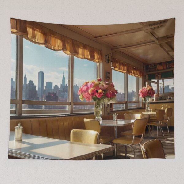 Item preview, Retro Morning at the American Café designed and sold by BlareBlare.