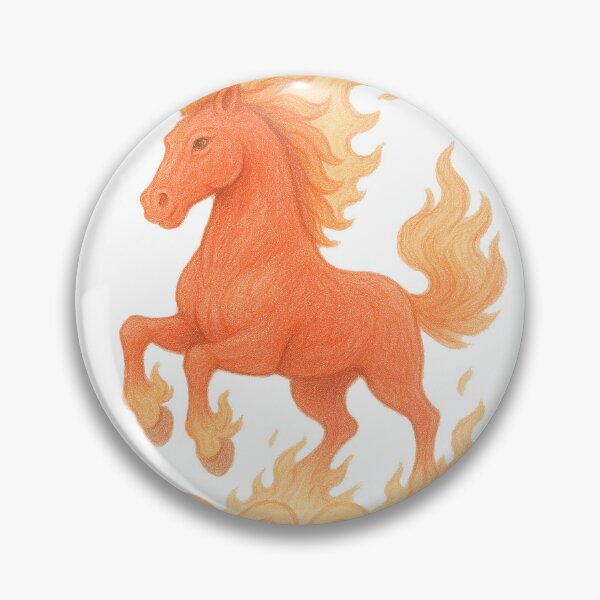 Item preview, Red Fire Horse 2026 designed and sold by PHILILY.