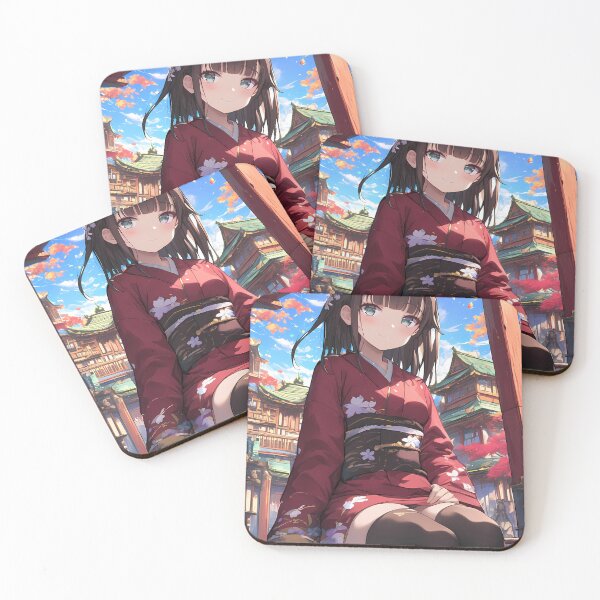 Item preview, Noshiro Beautiful Autumn Kimono Azur Lane Traditional Japan Scene designed and sold by HumbertoValveno.
