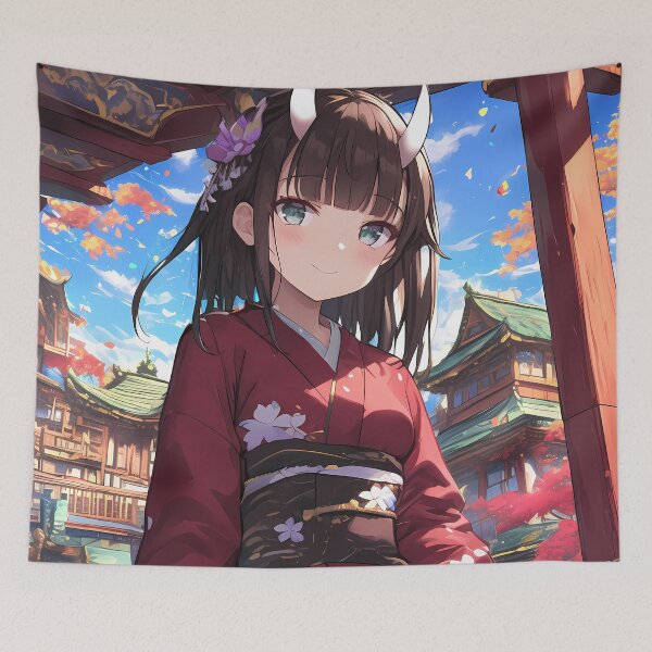 Item preview, Noshiro Beautiful Autumn Kimono Azur Lane Traditional Japan Scene designed and sold by HumbertoValveno.