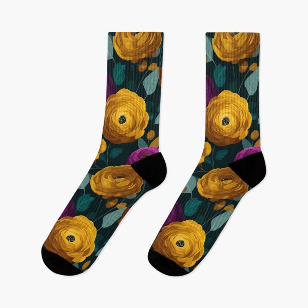 Item preview, Cute Wild Ranunculus Florals For Floral Theme designed and sold by RoyalStarsPatts.
