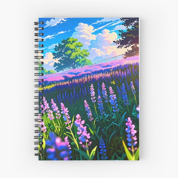Item preview, Sunlit Lavender Fields designed and sold by HikariMoments.