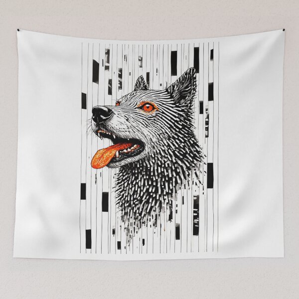 Item preview, Fantasy Orange black powerfull dog designed and sold by Photozard.