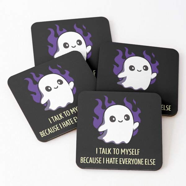 Item preview, Funny Cute Ghost Quote | Sarcastic Introvert Humor Halloween Design designed and sold by graphicnew.