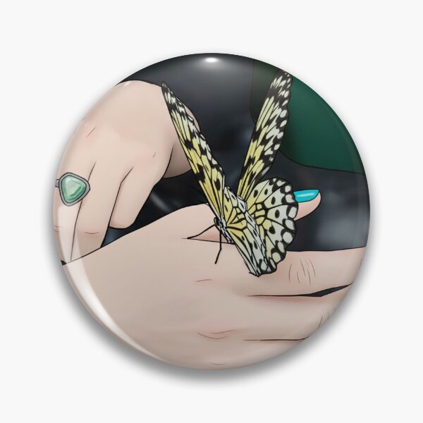 Item preview, Gentle Moment with a Paper Kite Butterfly, cartoon illustration. designed and sold by David Patterson.