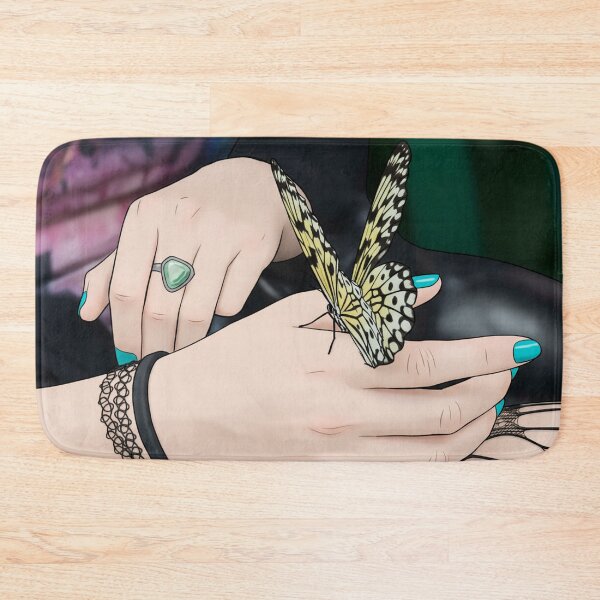 Item preview, Gentle Moment with a Paper Kite Butterfly, cartoon illustration. designed and sold by David Patterson.