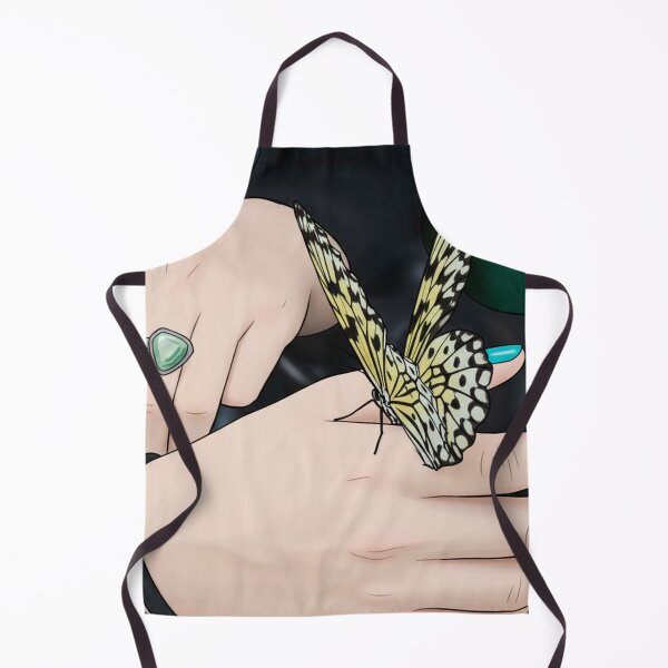 Item preview, Gentle Moment with a Paper Kite Butterfly, cartoon illustration. designed and sold by David Patterson.