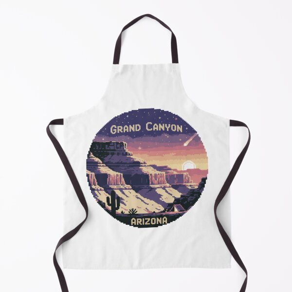 Item preview, Grand Canyon Arizona Pixel Art – Retro Night Sky Camping Design designed and sold by CircinusStore.