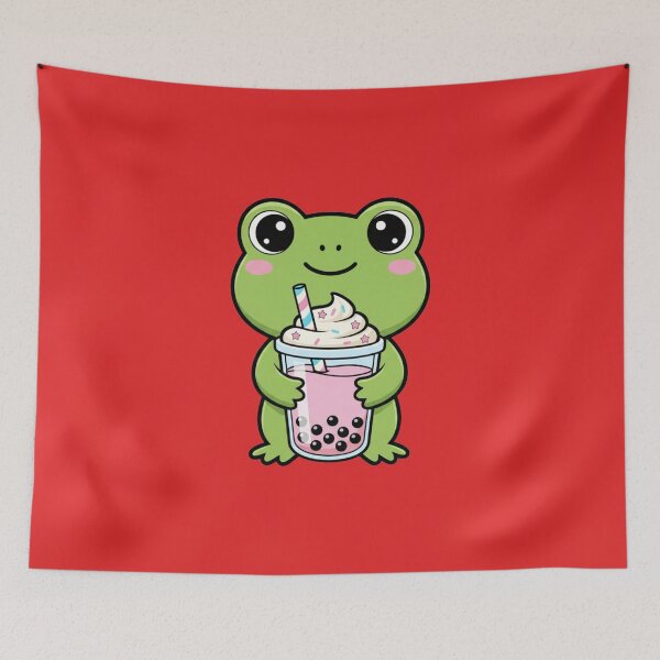 Item preview, Froggy Bubble Tea designed and sold by OOStudio.