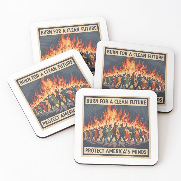 Item preview, Patriotic Book Burning designed and sold by PictorialWhimsy.