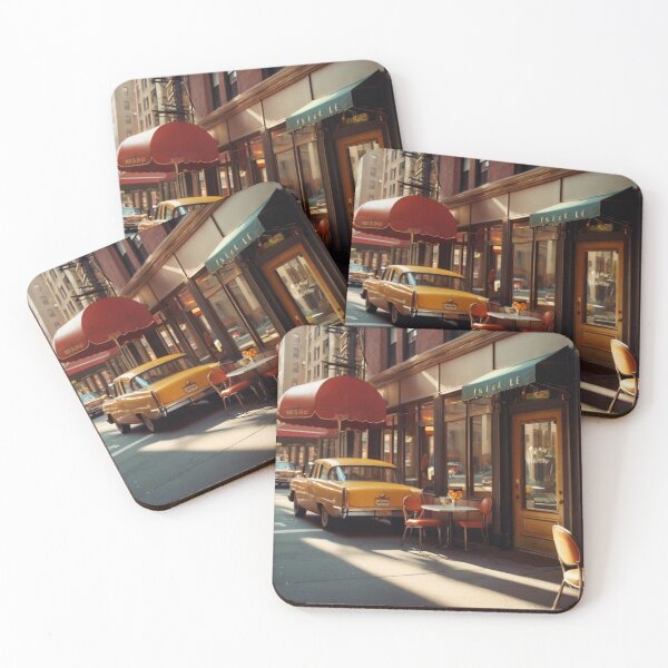 Item preview, Vintage Dreams on Main Street Diner designed and sold by BlareBlare.