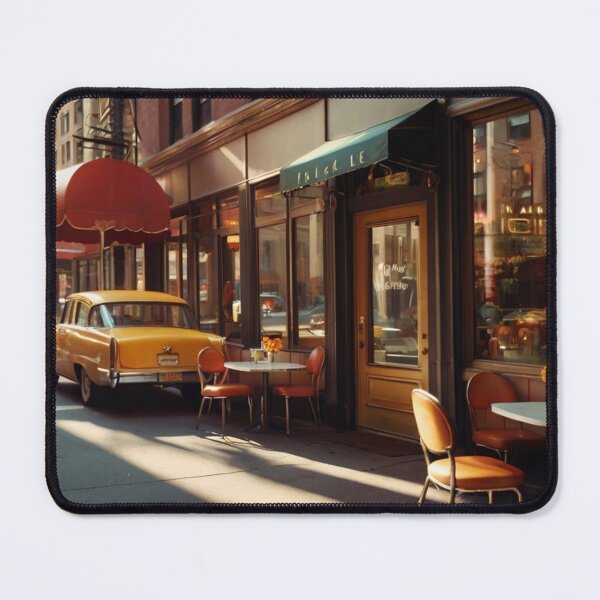 Item preview, Vintage Dreams on Main Street Diner designed and sold by BlareBlare.
