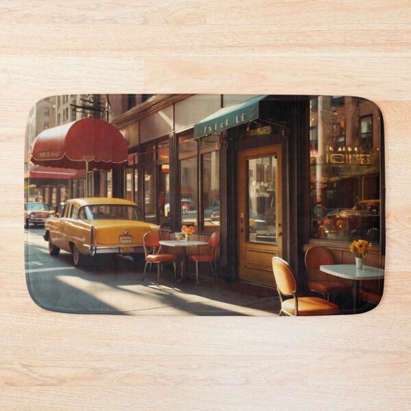 Item preview, Vintage Dreams on Main Street Diner designed and sold by BlareBlare.