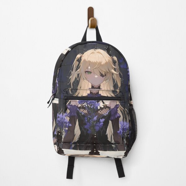 Item preview, Fischl Genshin Impact mysterious anime girl dark fantasy flowers designed and sold by HumbertoValveno.